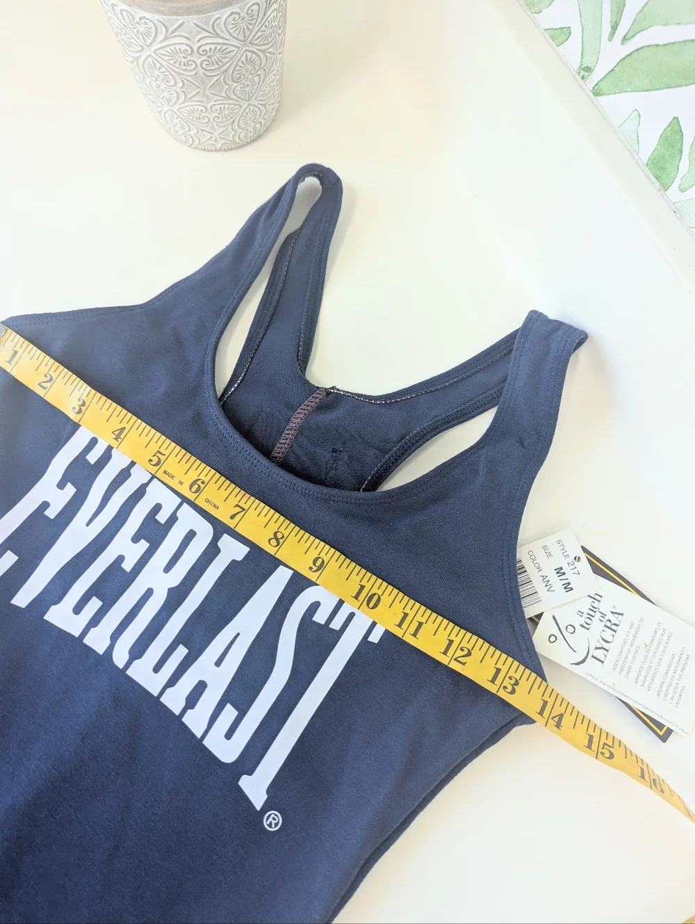 Everlast Navy Blue Athletic Tank Romper Singlet Medium - Picture 11 of 14